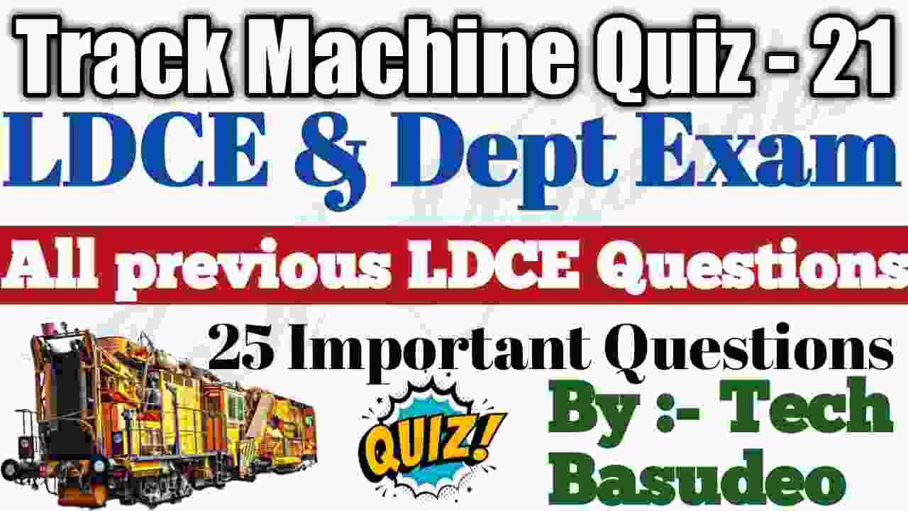 Track Machine Quiz - 21