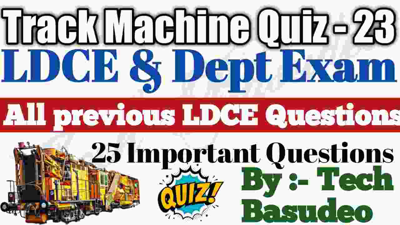 Track Machine Quiz - 23