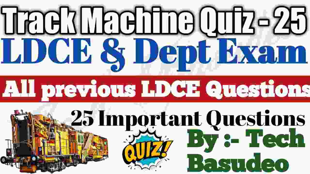 Track Machine Quiz - 25